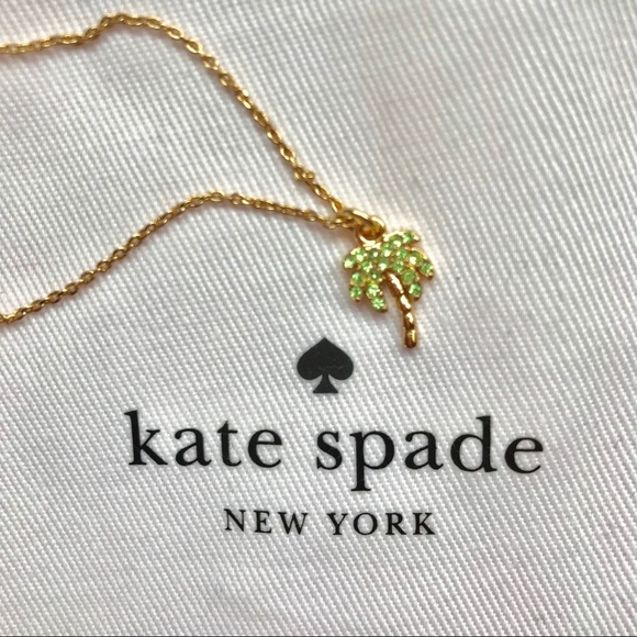 Kate Spade Palm Tree Necklace Sale, 55 
